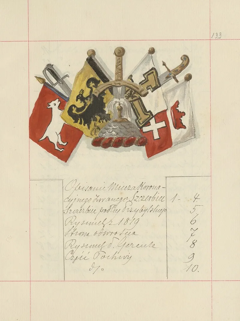 Bron Zaczepna I Odporna W Polsce T 5 Uzupelnienia Pl 100 by Boleslaw Starzyński - Canvas Print