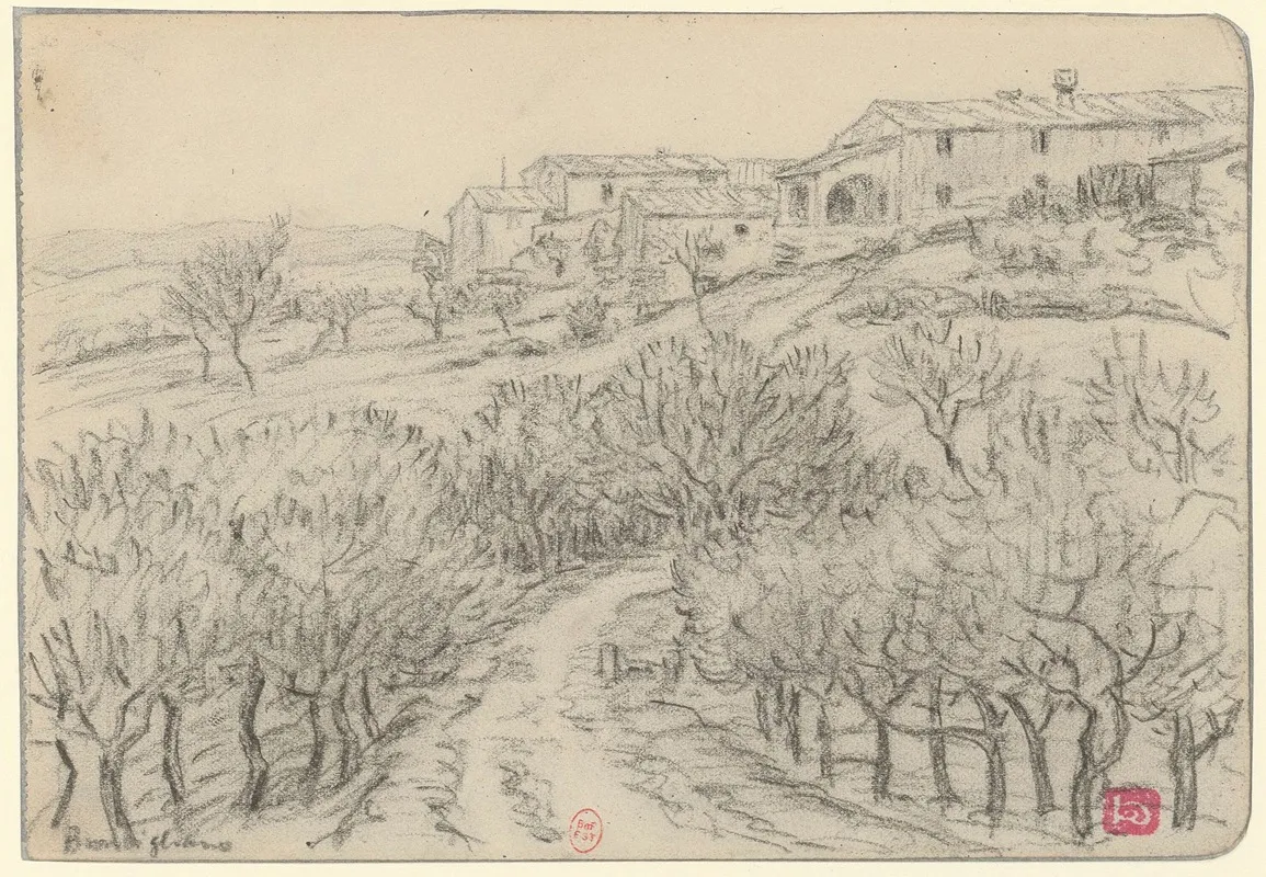 Broncigliano by Henri Rivière - Canvas Print