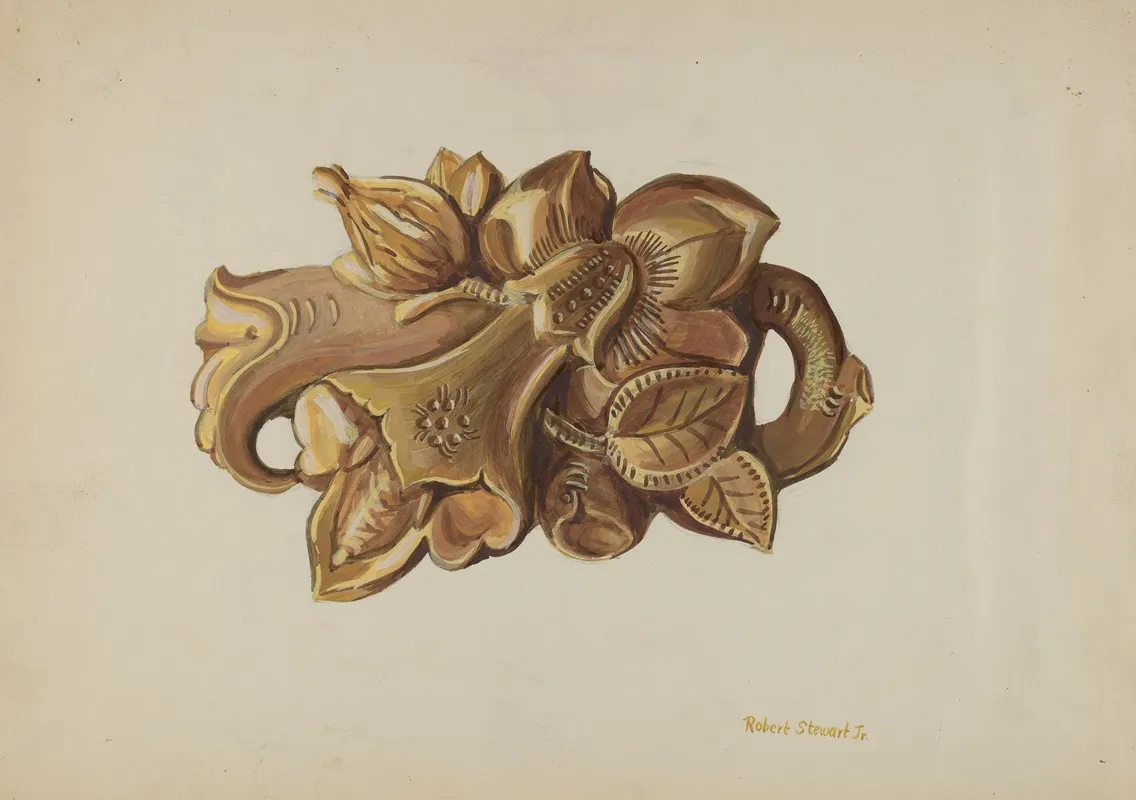 Brooch 39 by Robert Stewart - Canvas Print