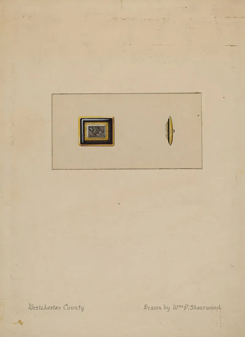 Brooch 46 by William P. Shearwood - Canvas Print