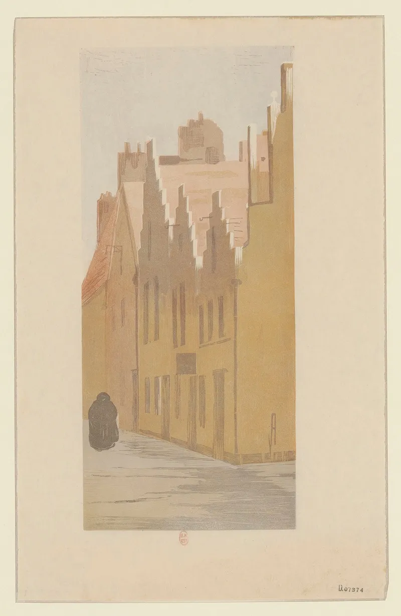 Bruges 4 by Amédée Joyau - Canvas Print