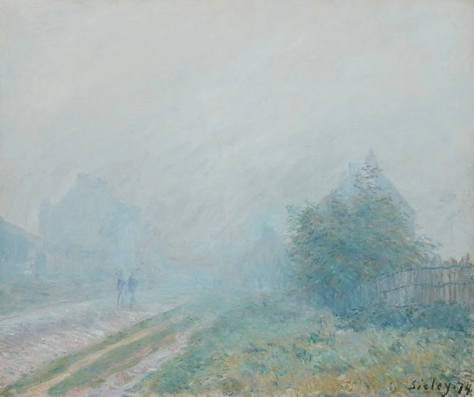 Brumes Dautomne by Alfred Sisley - Canvas Print