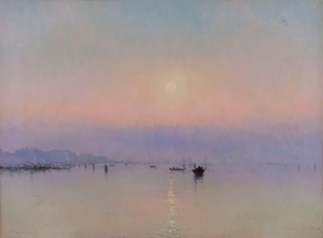 Brumes Mauves by Marie-Joseph-Leon Clavel (Iwill) - Canvas Print