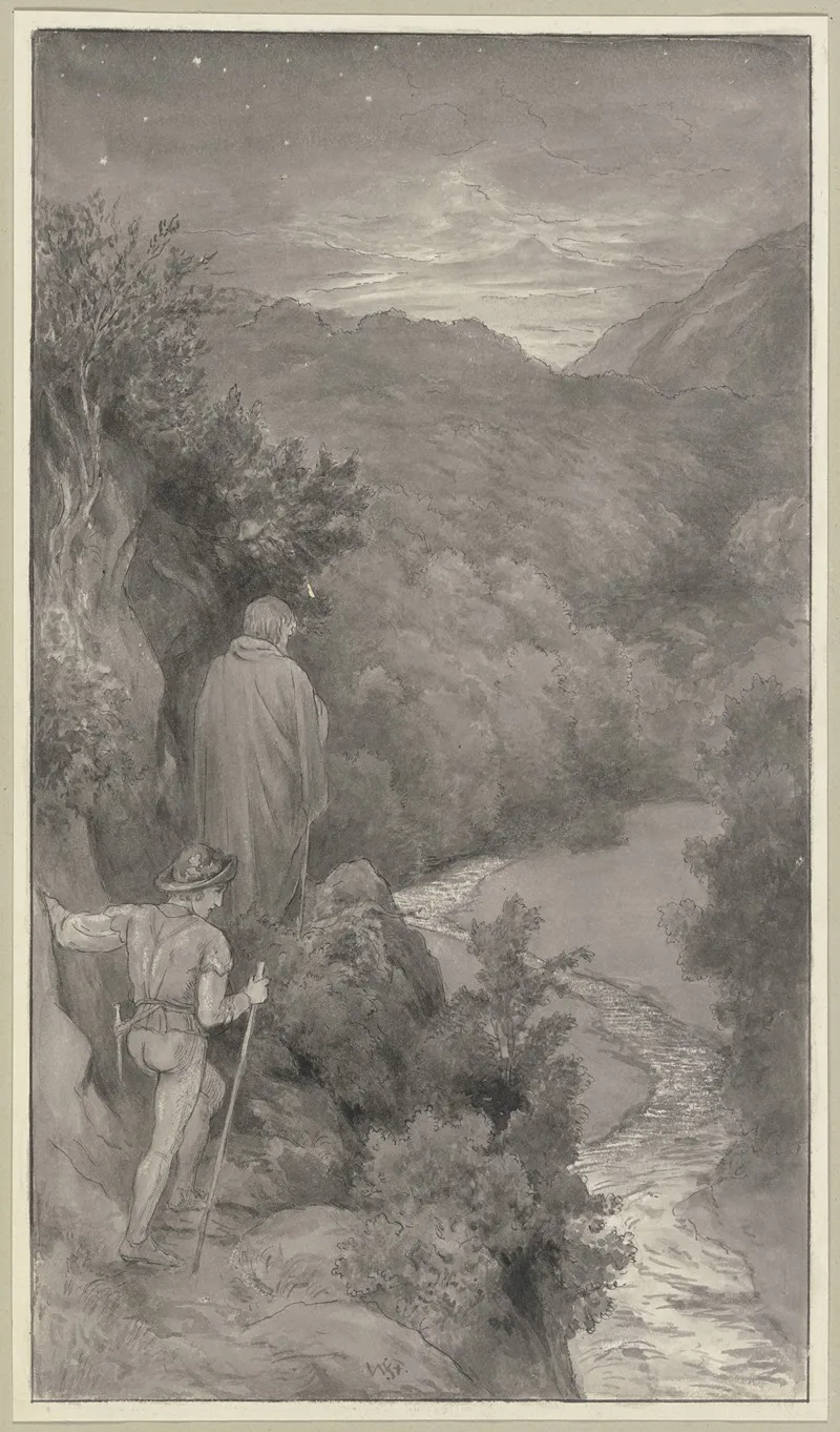 Brun Und Diether Auf Dem Heimweg
