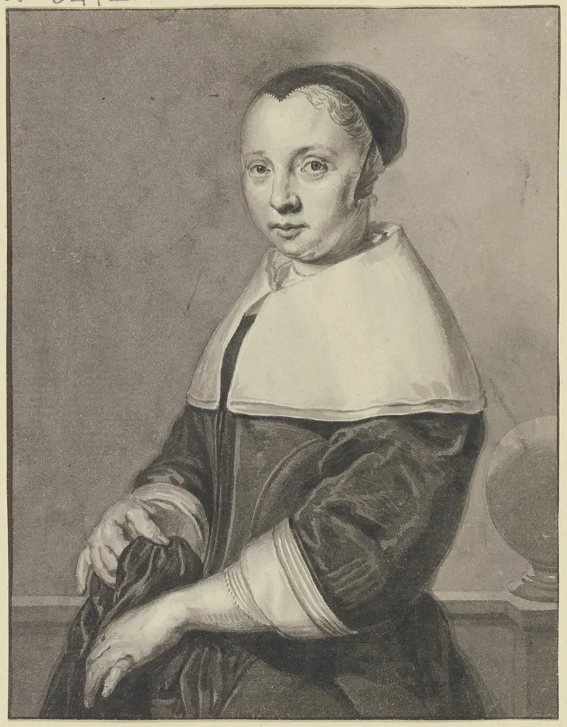 Brustbild Einer Frau Nach Links