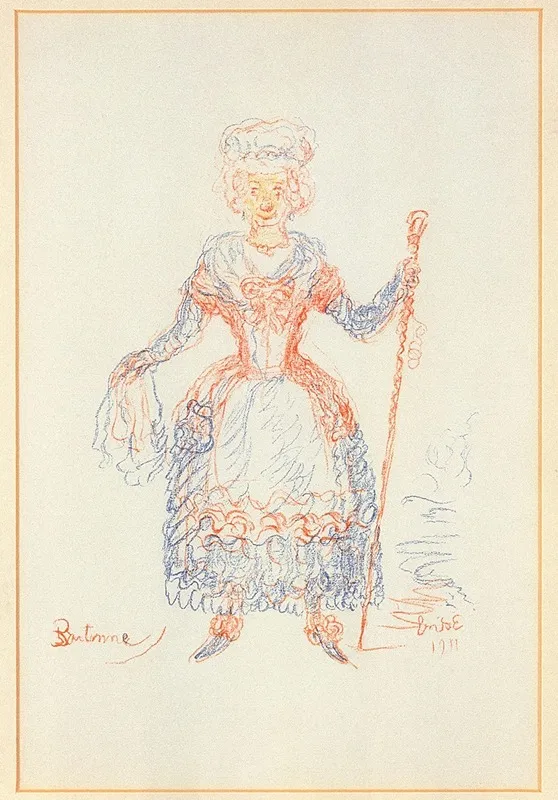 Brutonne by James Ensor - Canvas Print