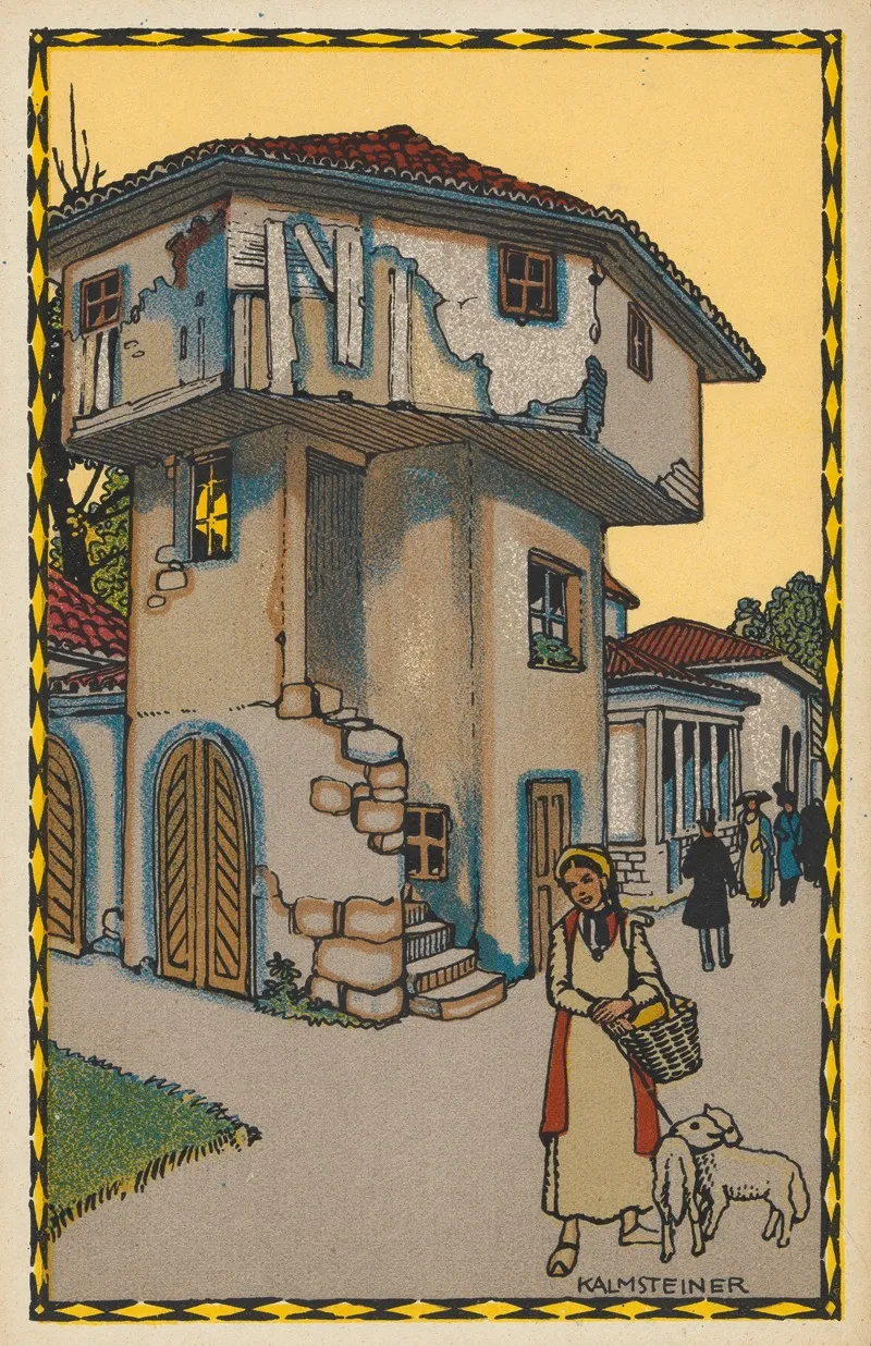 Buccari Turkisches Haus by Hans Kalmsteiner - Canvas Print