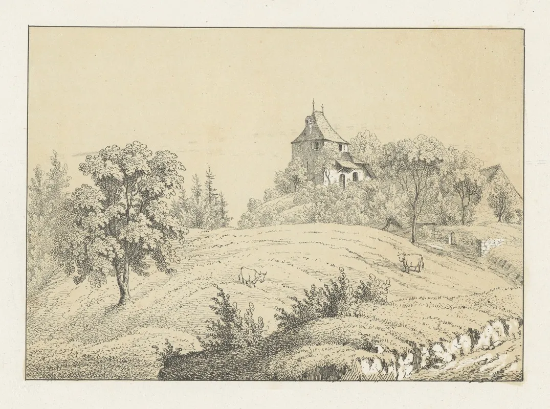 Buchegg by Johann Friedrich Wagner - Canvas Print
