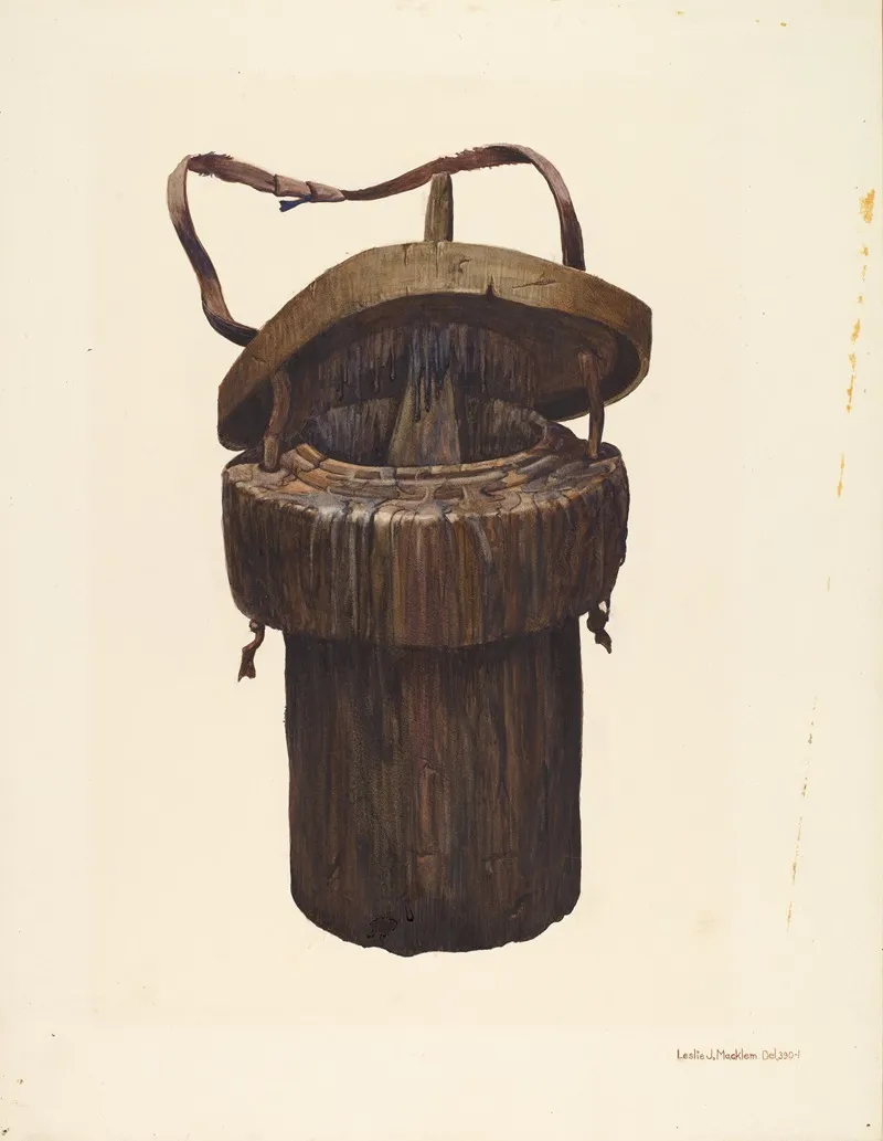 Bucket 3 by Leslie Macklem - Canvas Print