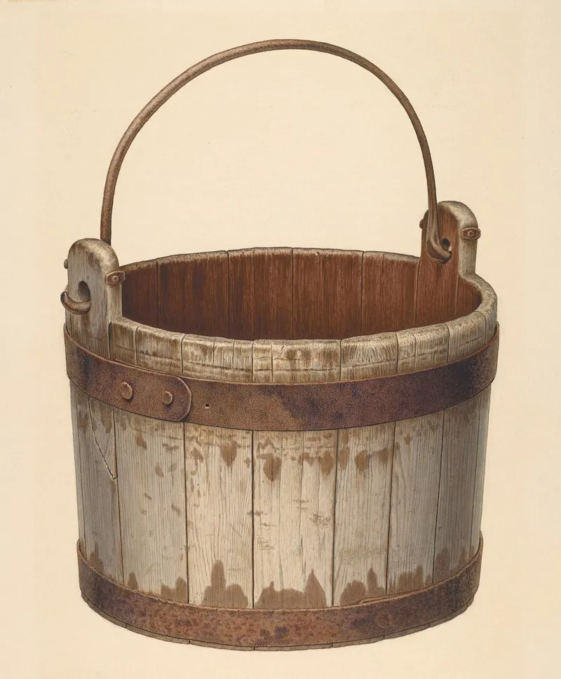 Bucket by Edward Bashaw - Canvas Print