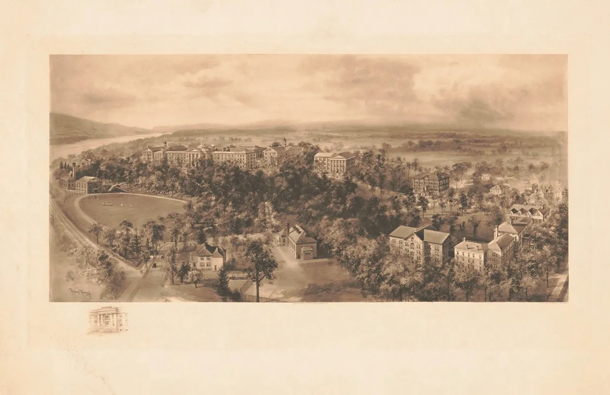 Bucknell University by Richard Rummell - Canvas Print