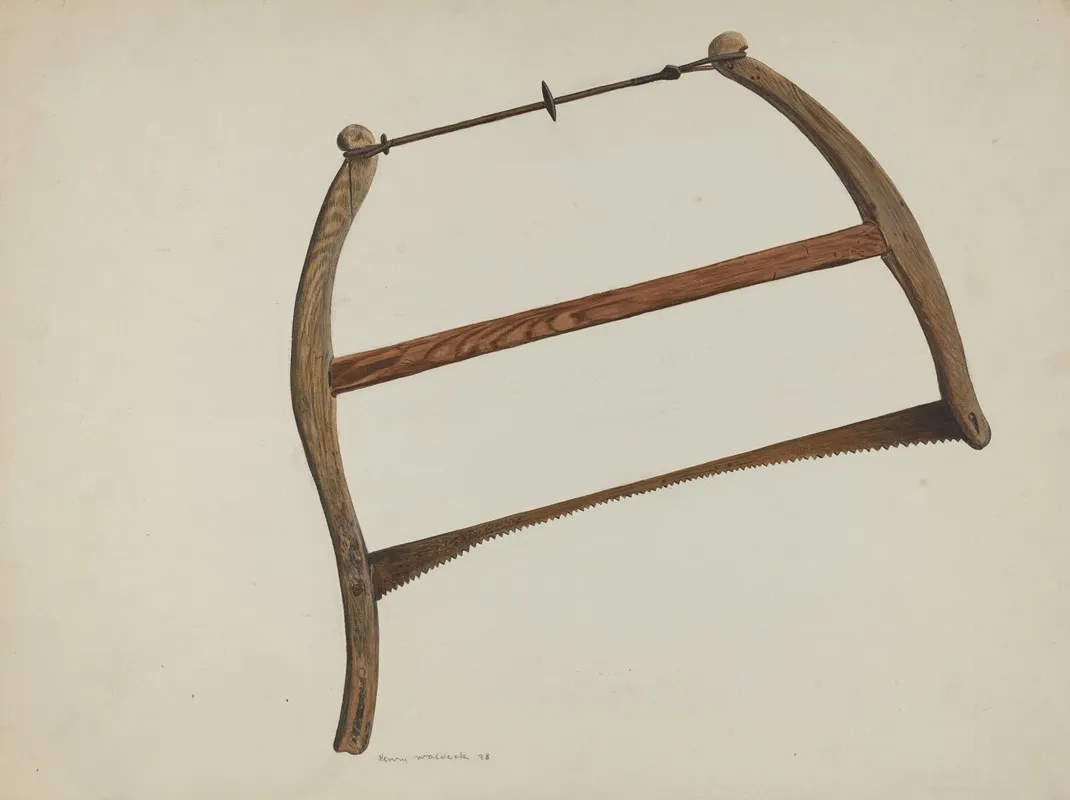 Bucksaw by Henry Waldeck - Canvas Print