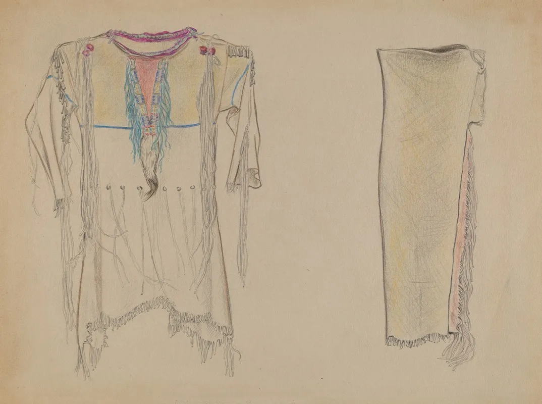 Buckskin Shirt And Leggings