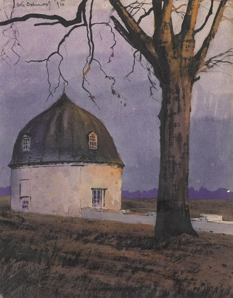 Budynek by Odo Dobrowolsk - Canvas Print