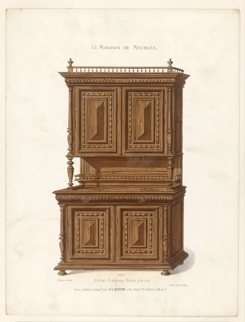 Buffet Credence Portes Pleines