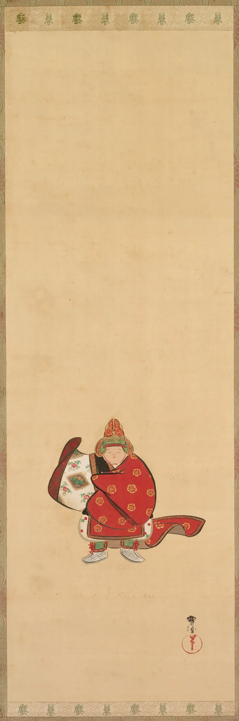 Bugaku Dancer by Kamisaka Sekka - Canvas Print
