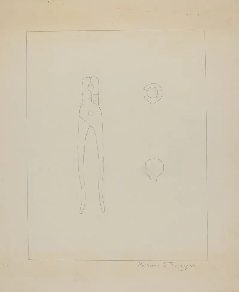 Bullet Mold 6 by Manuel G. Runyan - Canvas Print