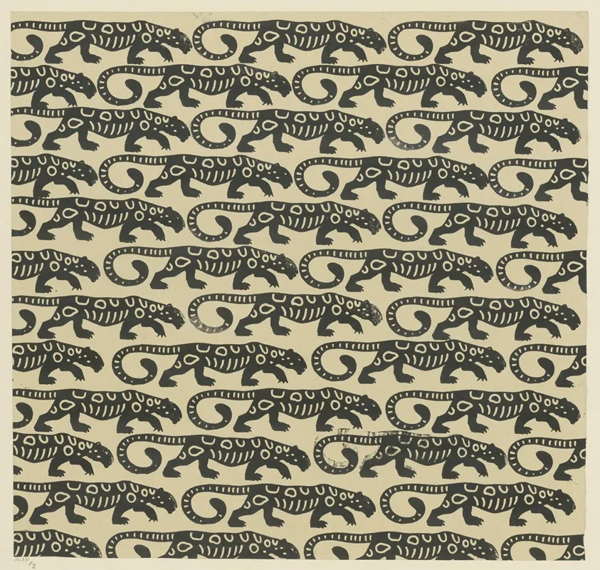 Buntpapier Leoparden