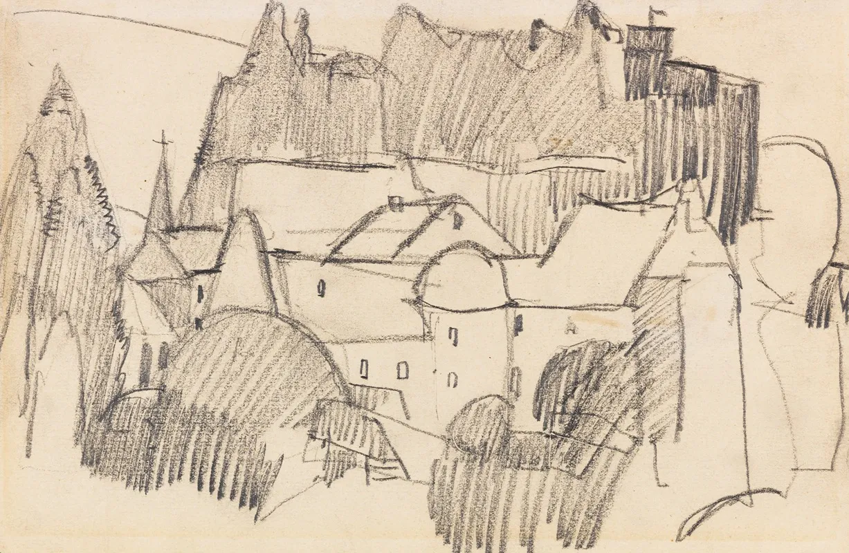 Burg Monschau by Hermann Stenner - Canvas Print