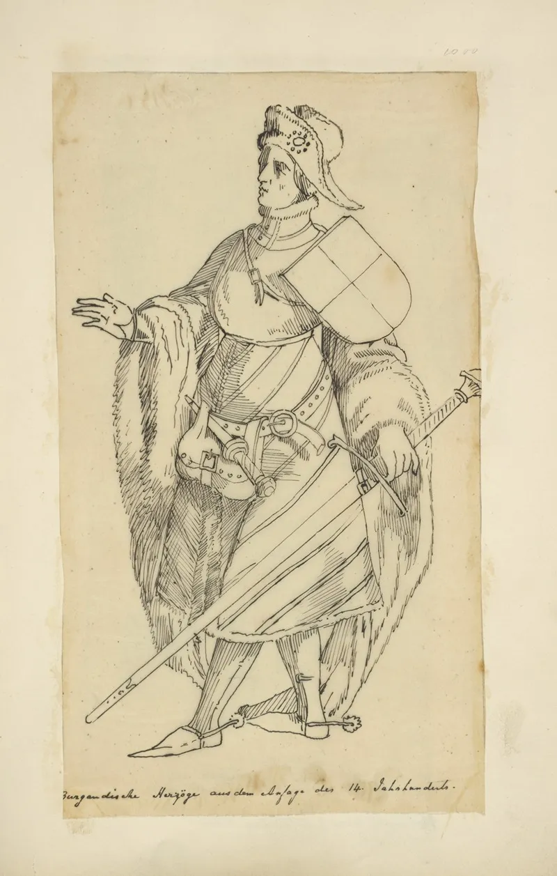 Burgundische Herzoge Aus Dem Ansage Des 14 Jahrhunderts