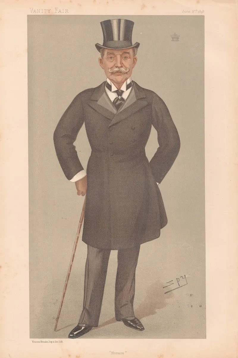 Businessmen And Empire Builders Horace Lord Farquhqr 2 June 1898 by Leslie Matthew Ward - Canvas Print