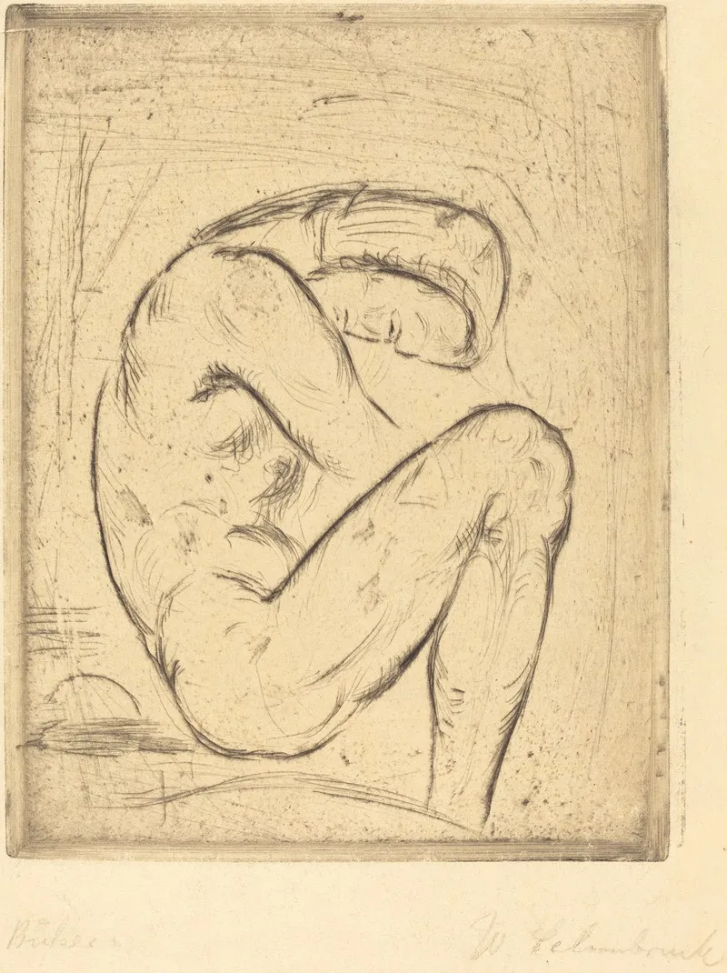 Busser by Wilhelm Lehmbruck - Canvas Print