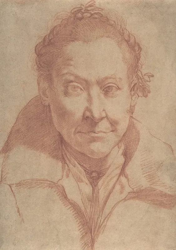 Bust Length Portrait Of A Woman