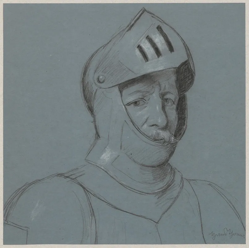 Bust Of A Knight In Armour