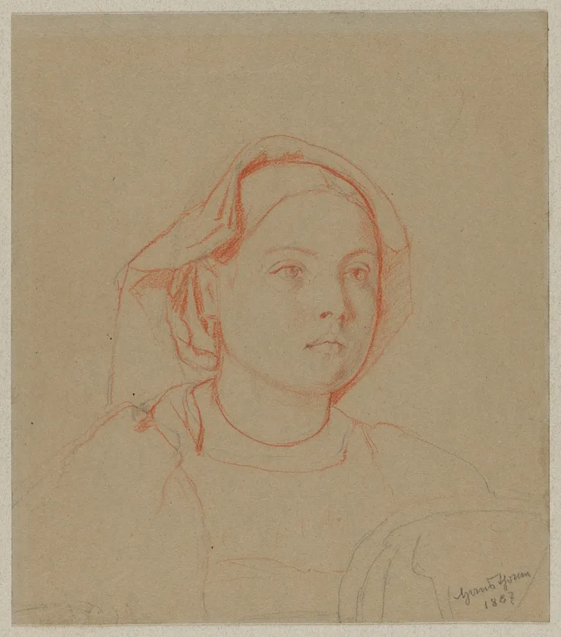 Bust Of A Young Italian Woman