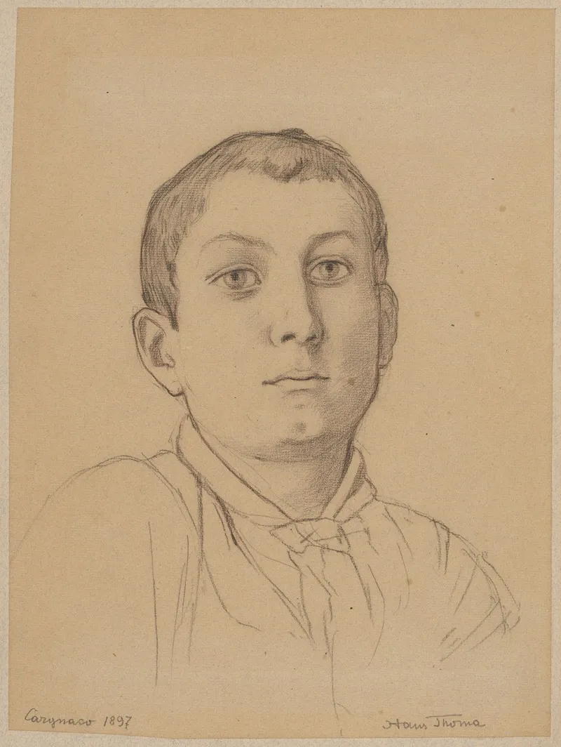 Bust Of An Italian Boy From Cargnaco