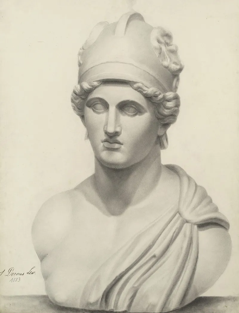 Bust Of Rome by Leo Derous  - Canvas Print