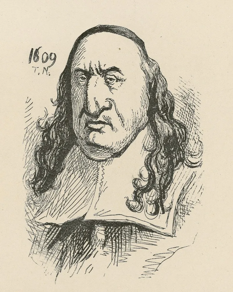 Bust Portrait Of Man In Elizabethan Costume