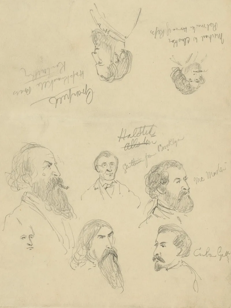 Bust Portraits Of Eight Men