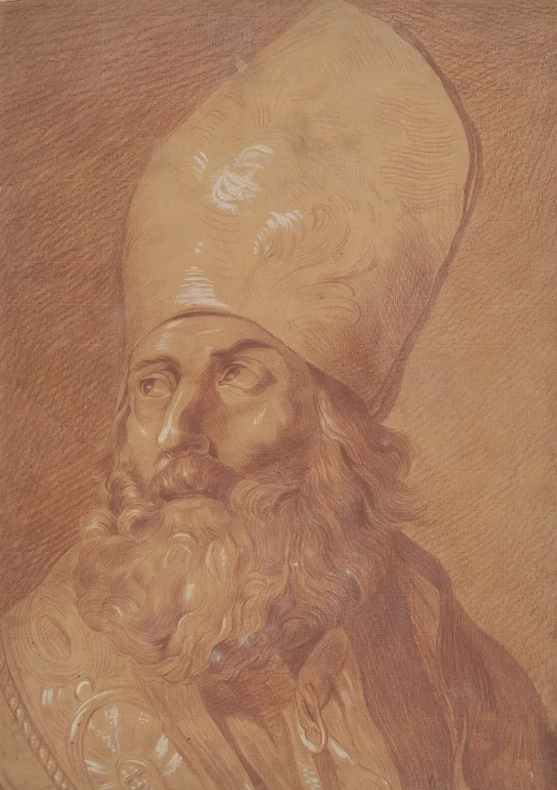 Bust Profile Of A Bishop