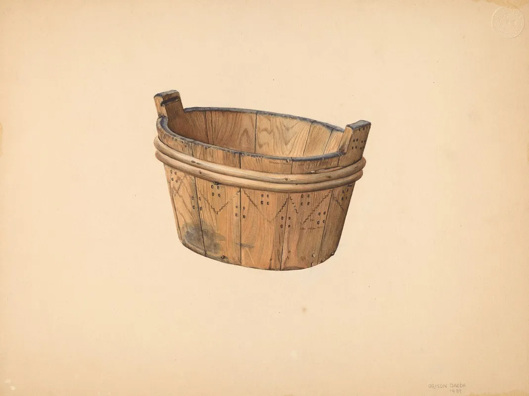 Butter Firkin by Orison Daeda - Canvas Print