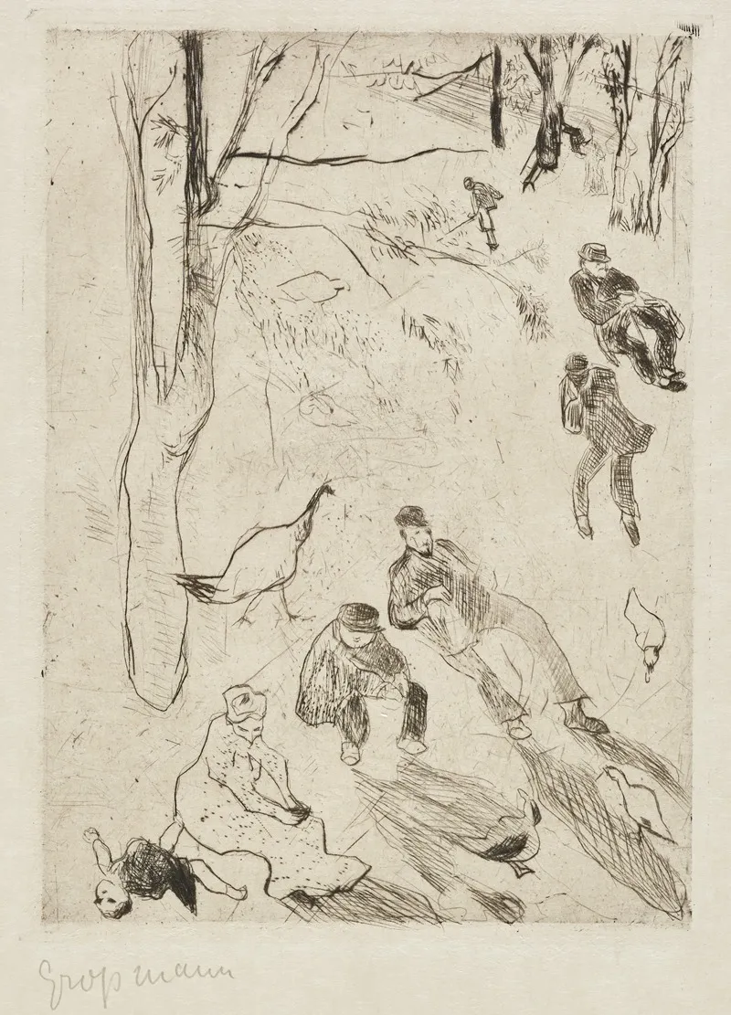 Buttes Chaumont 2 by Rudolf Grossmann - Canvas Print