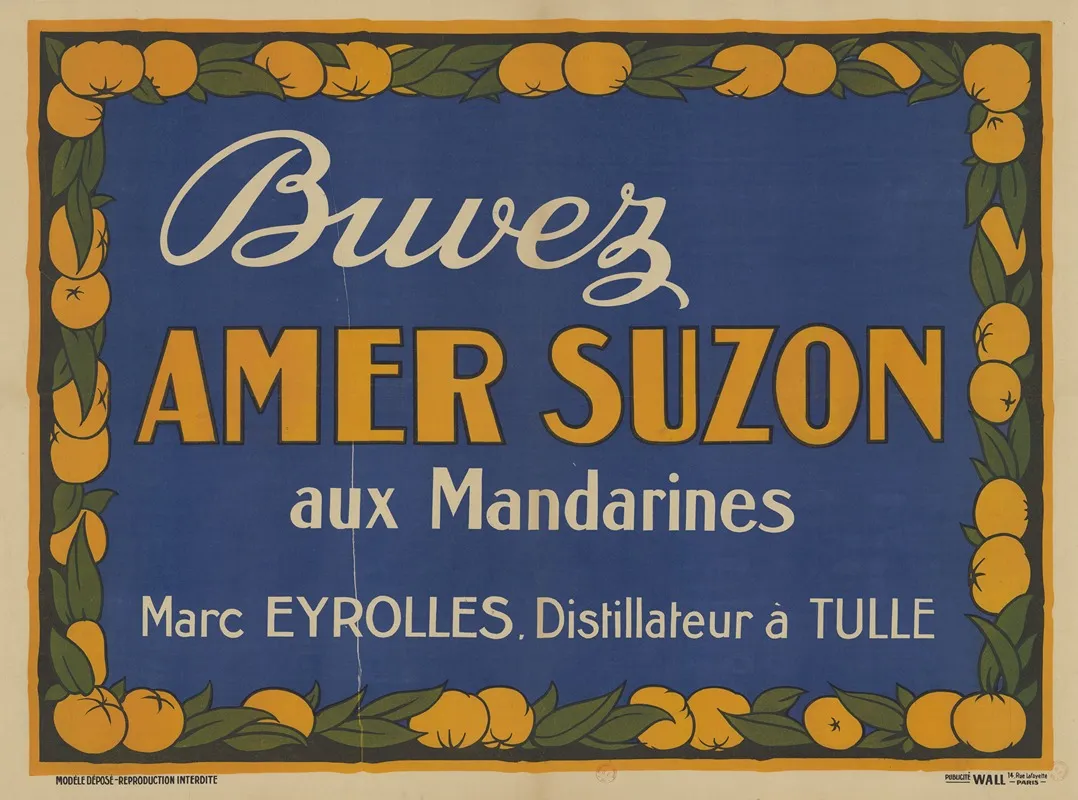 Buvez Amer Suzon Aux Mandarines