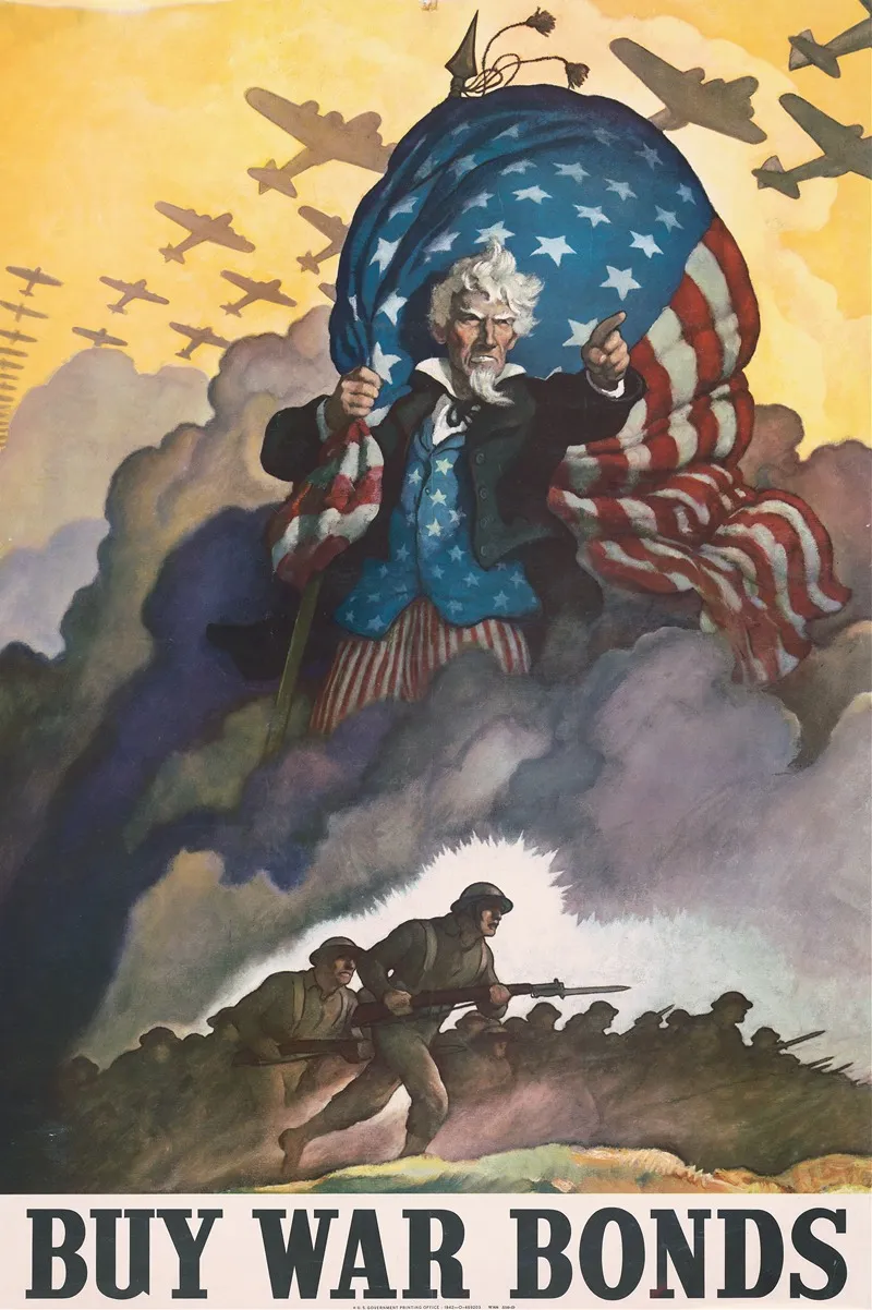 Buy War Bonds by Newell Convers Wyeth - Canvas Print