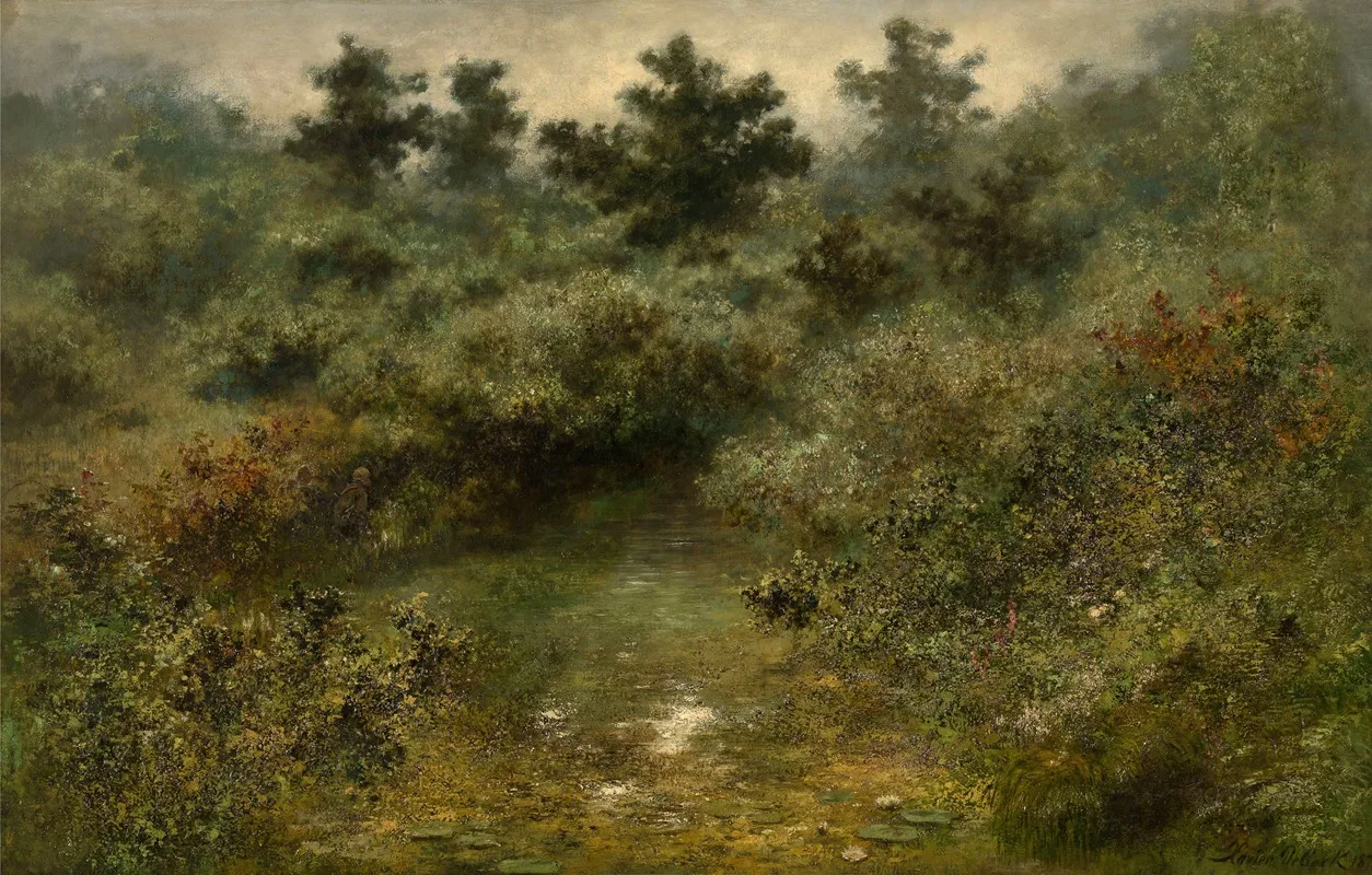 By The Brook by Xavier de Cock - Canvas Print