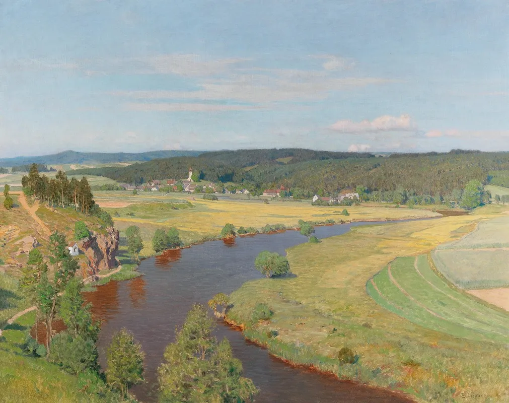 By The Thaya by Thomas Leitner - Canvas Print