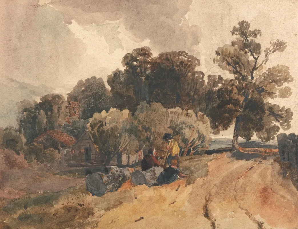 By The Wayside 2 by Peter DeWint - Canvas Print