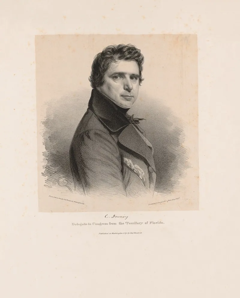 C Downing Delegate To Congress From The Territory Of Florida