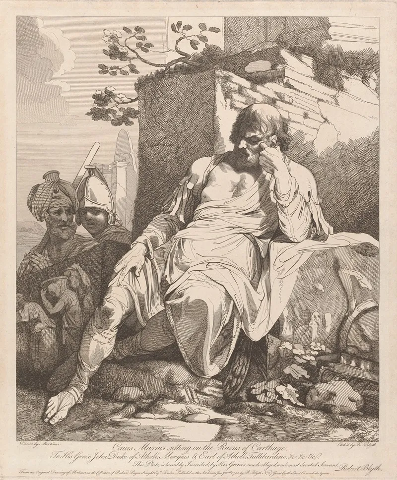 Caius Marius Sitting On The Ruins Of Carthage