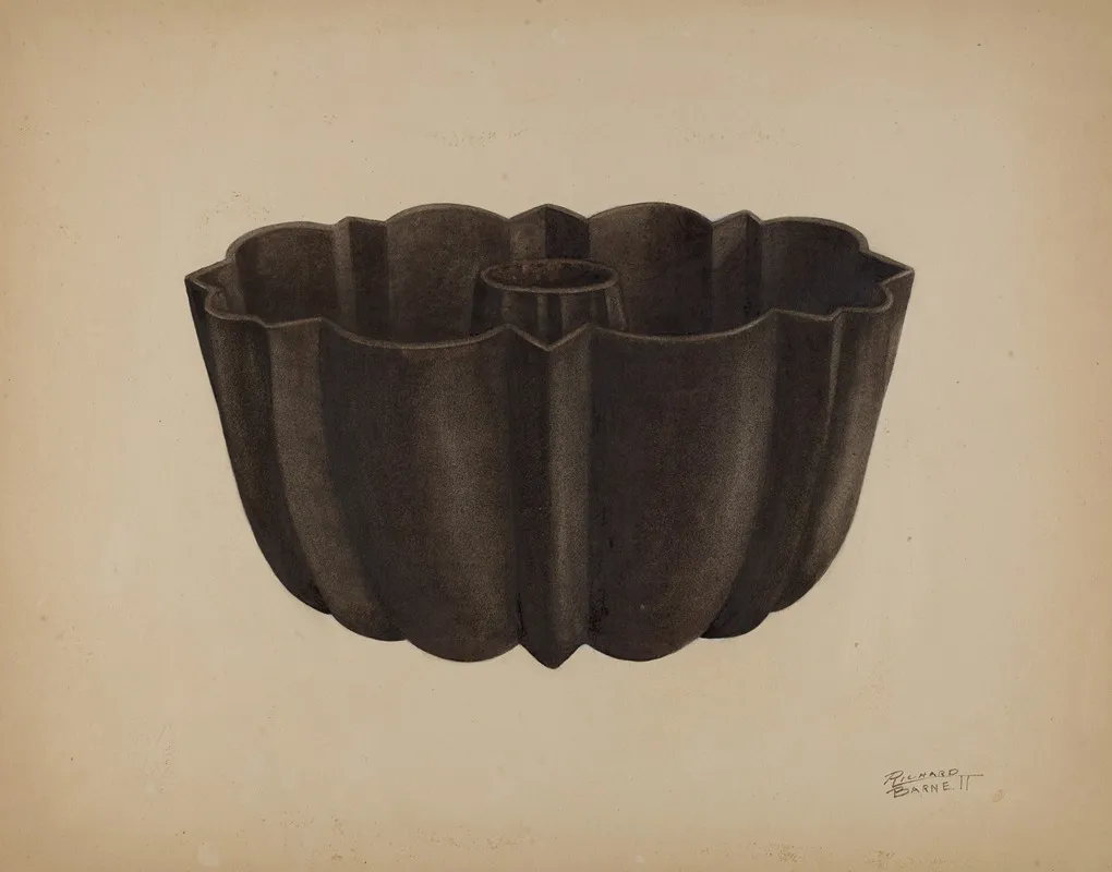 Cake Pan by Richard Barnett - Canvas Print