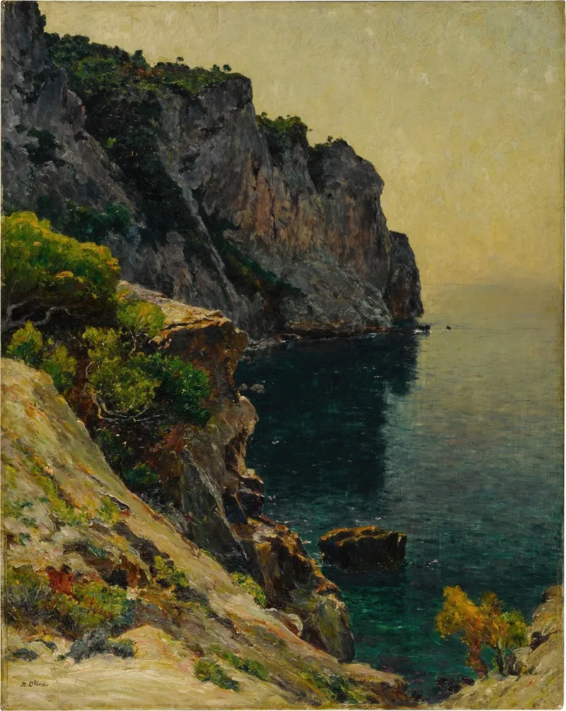 Calanque Den Vau by Jean-Baptiste Olive - Canvas Print