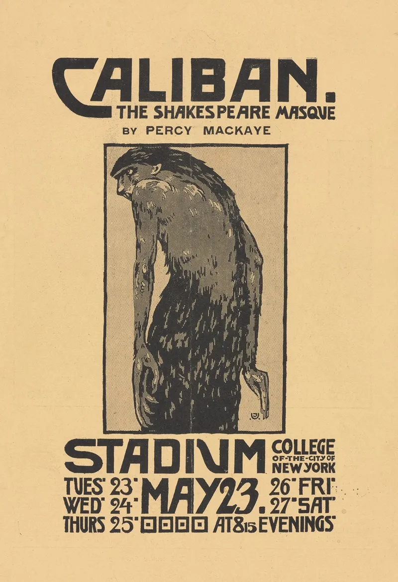 Caliban The Shakespeare Masque