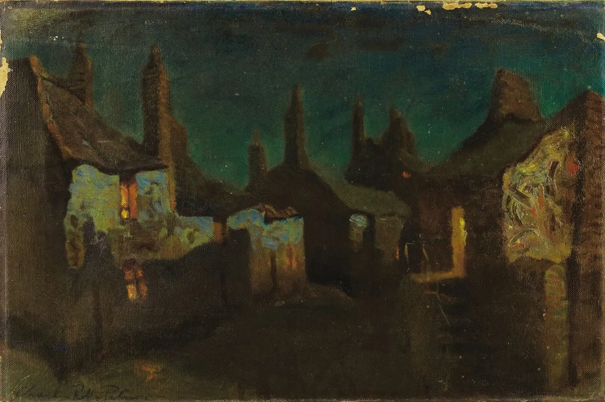 California Nocturne by Charles Rollo Peters - Canvas Print