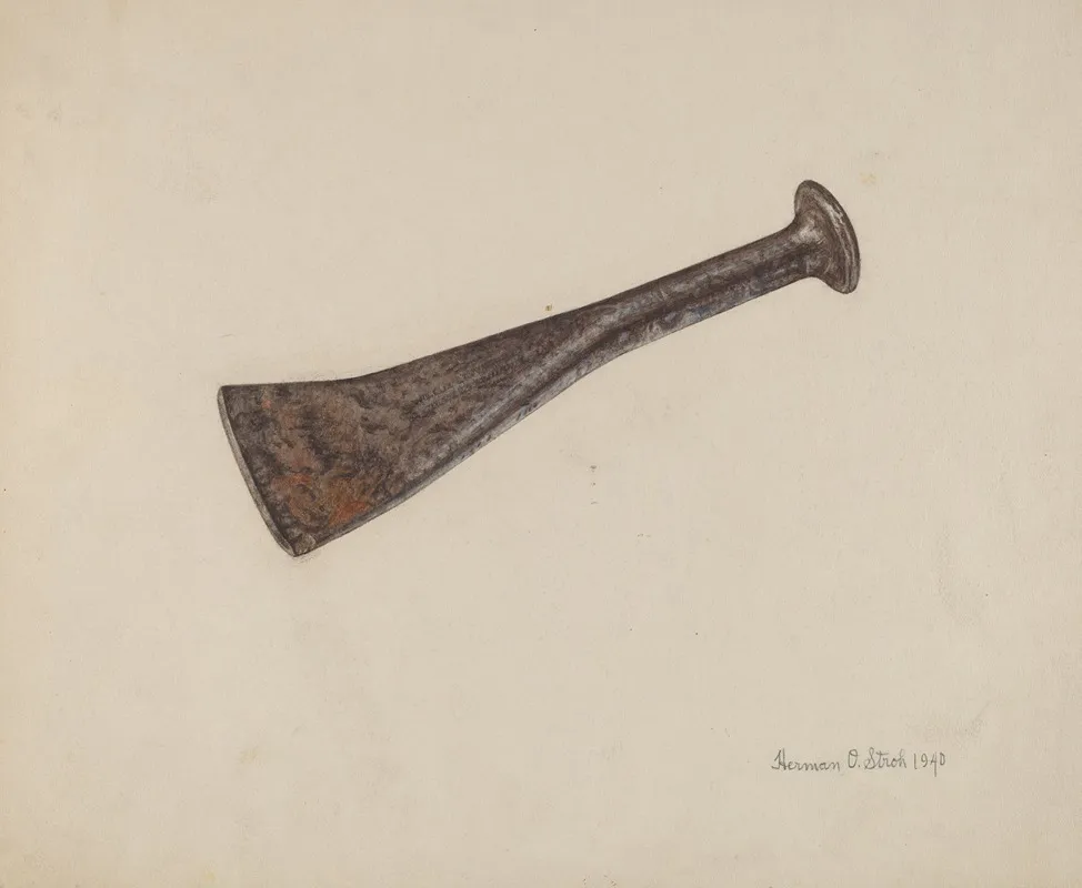 Calking Chisel Used In Milwaukee Ship Yard