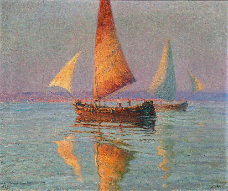 Calma 2 by Ugo Flumiani - Canvas Print