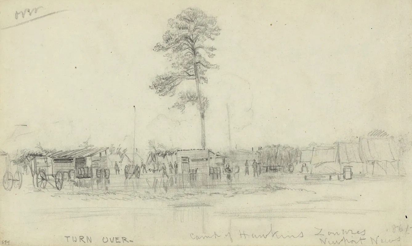Camp Of Hawkins Zouaves Newport News